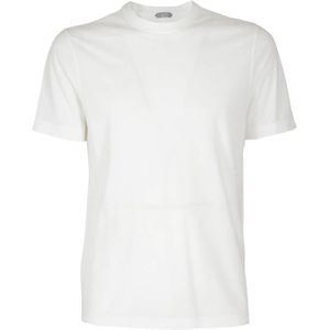 Zanone, Heren, Tops, Wit, Maat: 2XL Katoen,