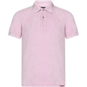 Tom Ford, Heren, Tops, Roze, Maat: M Katoen,