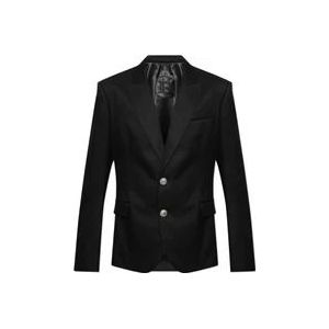 Balmain Wollen blazer , Black , Heren , Maat: XL
