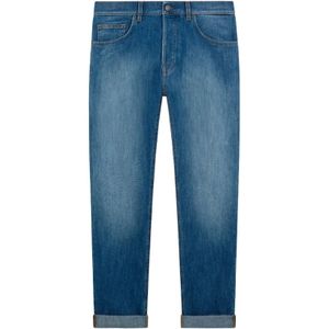 Dondup, Heren, Jeans, Blauw, Maat: W38 Denim,