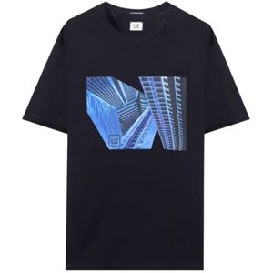 C.p. Company, Heren, Sweatshirts & Hoodies, Grijs, Maat: 2XL Katoen,