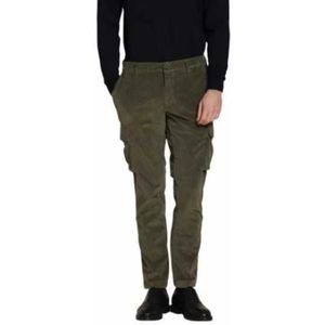 Mason's, Heren, Broeken, Groen, Maat: XL Corduroy,