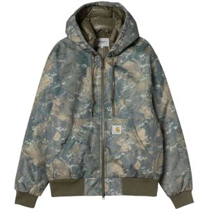 Carhartt Wip, Heren, Jassen, Veelkleurig, Maat: XS Nylon,