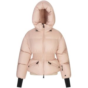 Moncler, Dames, Jassen, Roze, Maat: L Polyamide,