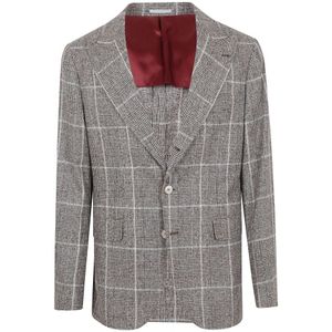 Brunello Cucinelli, Heren, Jassen, Bruin, Maat: M