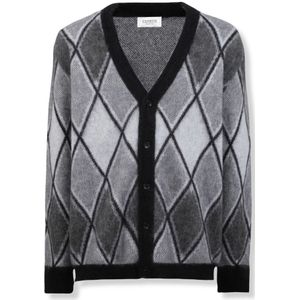 Laneus, Heren, Truien, Grijs, Maat: S