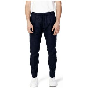 Antony Morato, Heren, Broeken, Blauw, Maat: M Linnen,