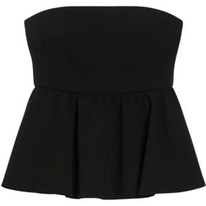Max Mara Studio, Dames, Tops, Zwart, Maat: M