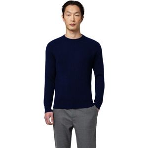 Alpha Studio, Heren, Truien, Blauw, Maat: L Wol,