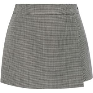 Golden Goose, Dames, Korte broeken, Grijs, Maat: 2XS Wol,