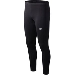 New Balance, Heren, Broeken, Zwart, Maat: XS Spandex,