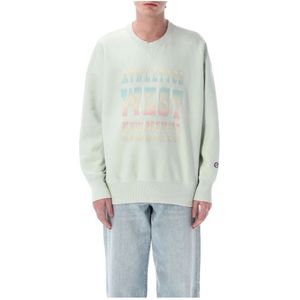 Champion, Heren, Sweatshirts & Hoodies, Groen, Maat: L Katoen,