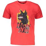 Cavalli Class - Cotton T-Shirt - Rood - Heren