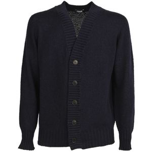 Drumohr, Heren, Truien, Blauw, Maat: L Katoen,