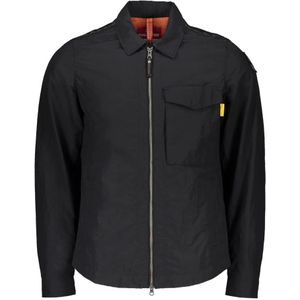 Parajumpers, Heren, Jassen, Zwart, Maat: S Katoen,