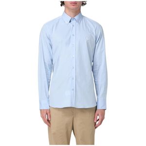 Etro, Heren, Overhemden, Blauw, Maat: 2XL Katoen,