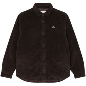 Lacoste, Heren, Jassen, Bruin, Maat: XS Katoen,