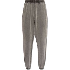 Acne Studios, Heren, Broeken, Grijs, Maat: XS Katoen,