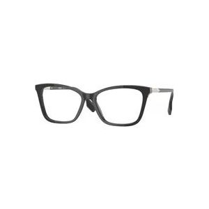 Burberry Stijlvolle zwarte plastic bril , Black , Dames , Maat: 55 MM