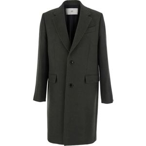 Ami Paris, Heren, Mantels, Grijs, Maat: M