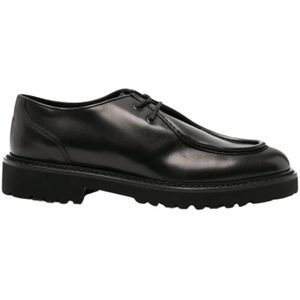 Doucal's, Heren, Schoenen, Zwart, Maat: 42 1/2 EU Leer,