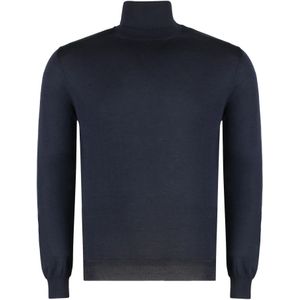 Malo, Heren, Truien, Blauw, Maat: 4XL Kasjmier,