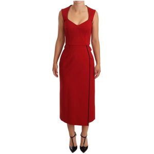 Dolce & Gabbana - Midi-jurk - Rood