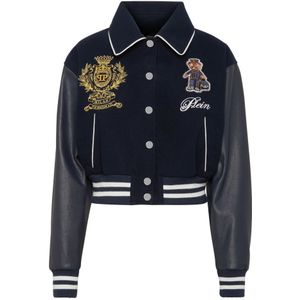 Philipp Plein, Dames, Jassen, Blauw, Maat: L Wol,