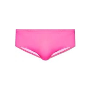 Dsquared2 Zwembroek met logo , Pink , Heren , Maat: L