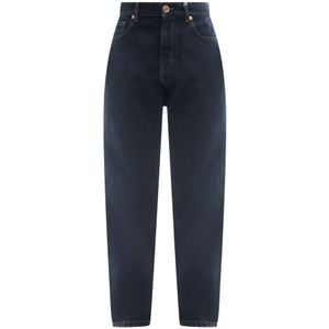 Versace, Heren, Jeans, Blauw, Maat: W30 Katoen,