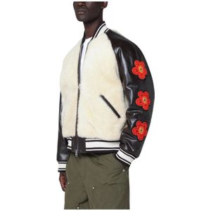 Kenzo, Heren, Jassen, Veelkleurig, Maat: M Leer,