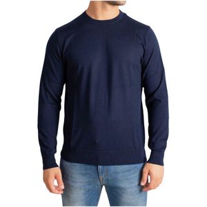 MC2 Saint Barth, Heren, Truien, Blauw, Maat: S Wol,