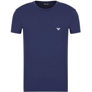 Emporio Armani, Heren, Tops, Blauw, Maat: S