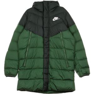 Nike, Heren, Jassen, Groen, Maat: XL Leer,