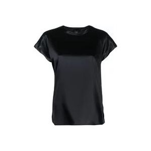 Pinko T-Hemden , Black , Dames , Maat: 2XS