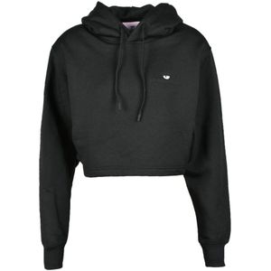 Chiara Ferragni Collection, Dames, Sweatshirts & Hoodies, Zwart, Maat: 2XS Katoen,
