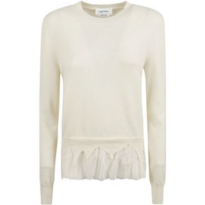 Alexander McQueen, Dames, Truien, Wit, Maat: M Taf,