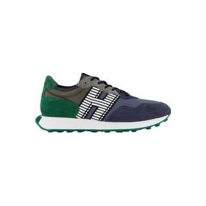 Hogan Heren H601 Sneaker Blauw , Multicolor , Heren , Maat: 45 EU