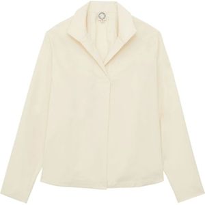 Ines de la Fressange Paris, Dames, Blouses & Shirts, Beige, Maat: XS