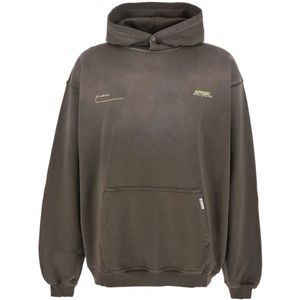 Represent, Heren, Sweatshirts & Hoodies, Groen, Maat: S Katoen,