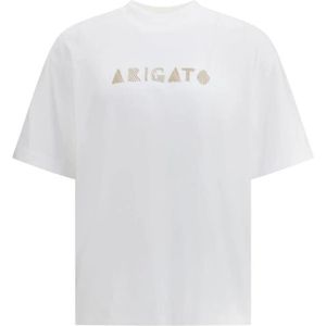 Axel Arigato, Heren, Tops, Wit, Maat: L Katoen,