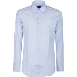 Etro, Heren, Overhemden, Blauw, Maat: L Katoen,