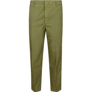 Dondup, Dames, Broeken, Groen, Maat: W30 Katoen,
