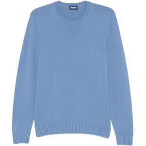 Drumohr, Heren, Truien, Blauw, Maat: L Wol,