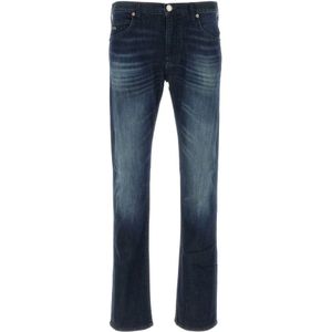 Emporio Armani, Heren, Jeans, Blauw, Maat: W30 Denim,