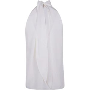 Max Mara, Dames, Tops, Wit, Maat: L