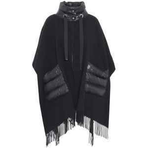 Herno, Dames, Jassen, Zwart, Maat: ONE Size Wol,