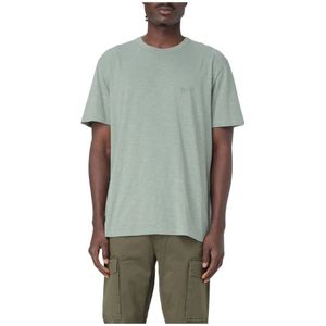 Woolrich, Heren, Tops, Groen, Maat: L Wol,