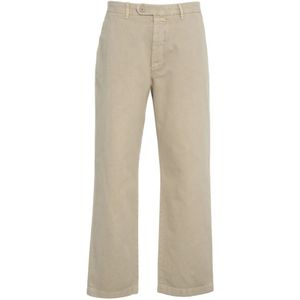 Closed, Heren, Broeken, Beige, Maat: W33 Katoen,