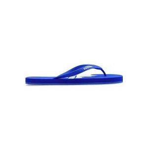 Dsquared2 Flip-flops met logo , Blue , Heren , Maat: 43 EU